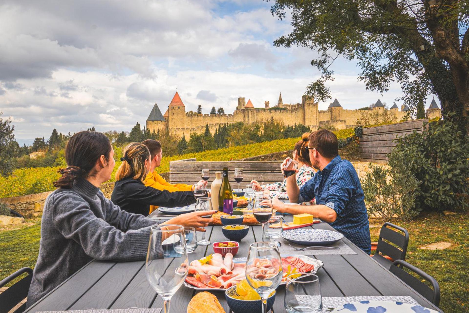 L'Ecrin De La Cite, Coeur De Vignes - Vivez Une Experience Inoubliable ! Carcassone Kültér fotó